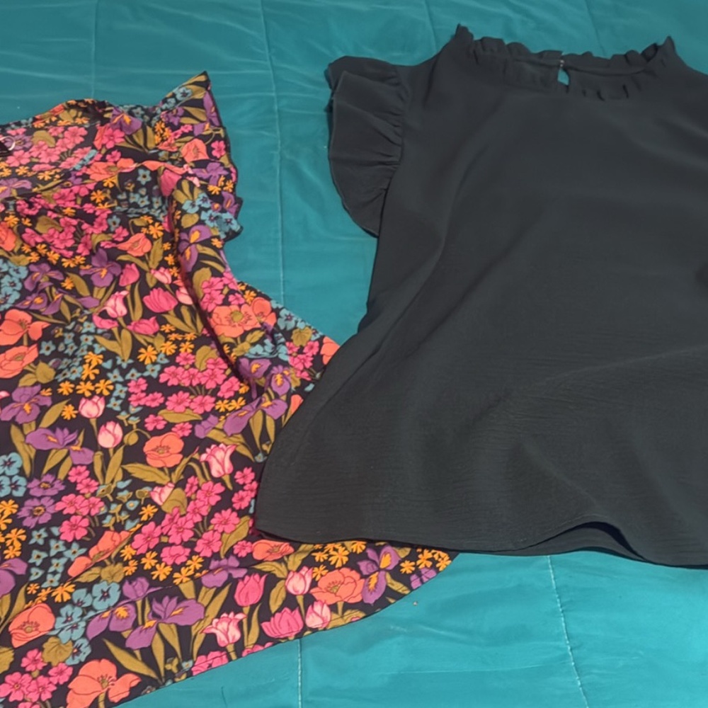 2 women’s blouses xl bundle